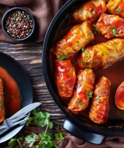 ГОЛУБЦІ З КУРЯТИНОЮ