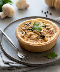 КІШ З КУРКОЮ ТА ГРИБАМИ