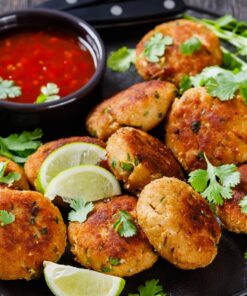 КОТЛЕТА З СЬОМГИ ТА ТОВСТОЛОБА