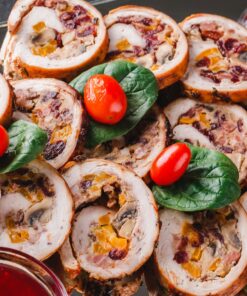 КУРЯЧИЙ РУЛЕТ З ГРИБАМИ