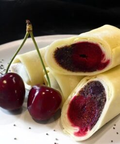 МЛИНЦІ З МАКОМ ТА ВИШНЕЮ